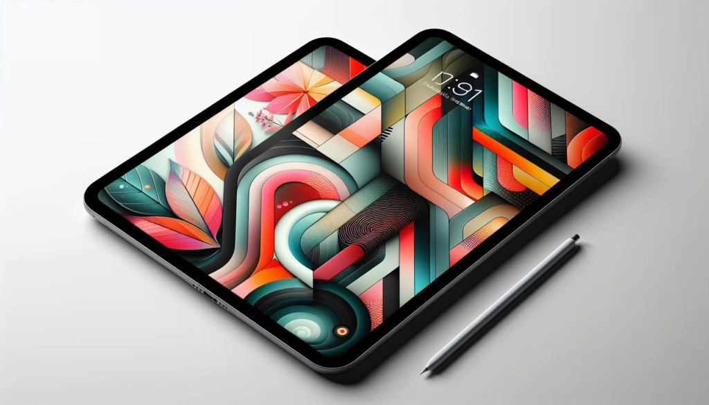 make image of Get Creative with iPad Wallpaper Ideas! in 3d style
