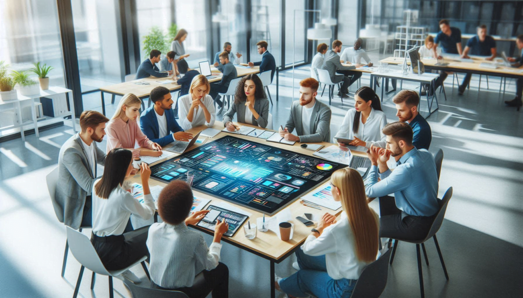 Creative advertisement design featuring modern marketing strategies"