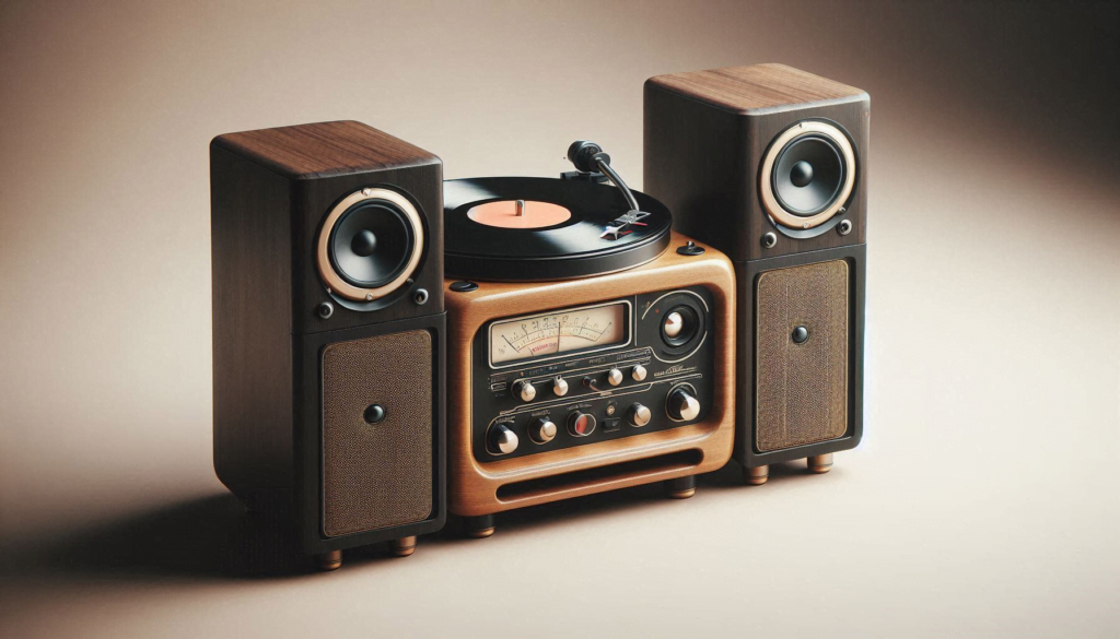 Record Player with Speakers
