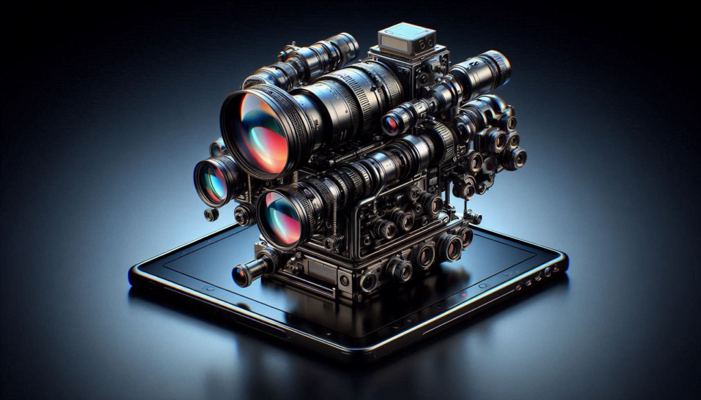 Autostereoscopic 3D camera capturing a high-resolution, three-dimensional image.