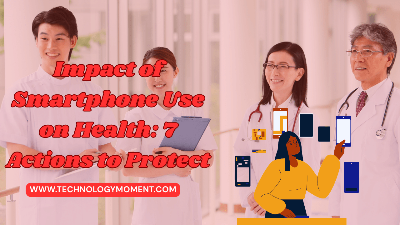 Smartphone overuse affecting health, illustrating the impact of smartphone use on health.