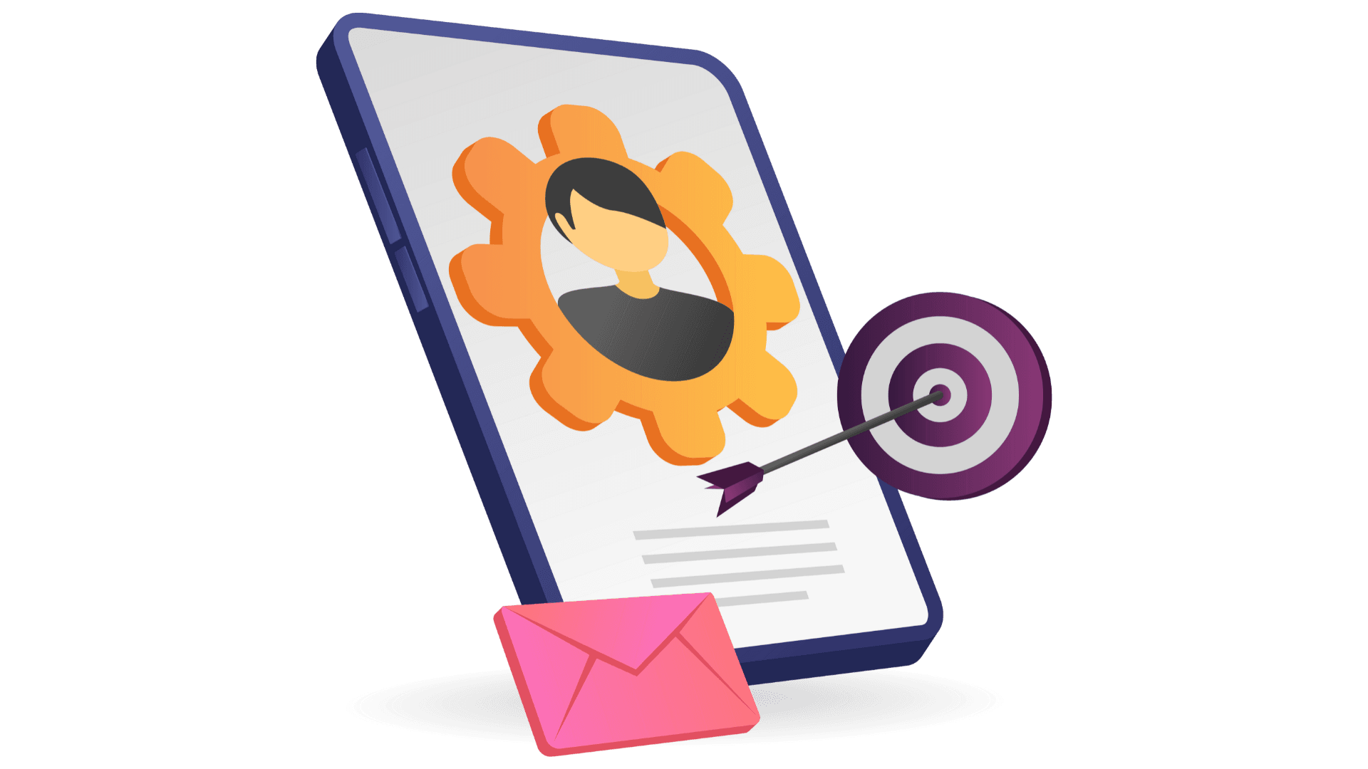 smartphone with email