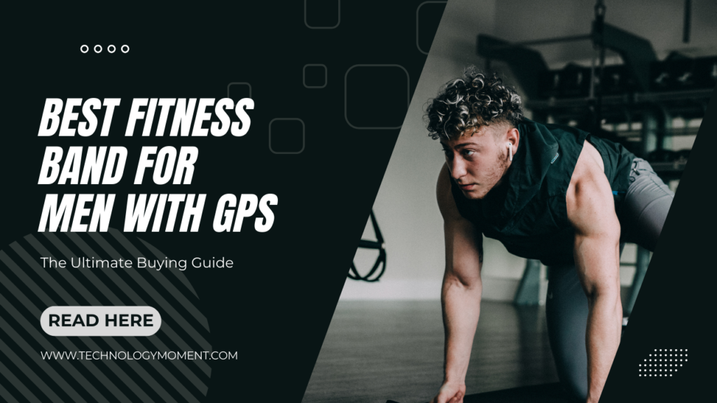 Best fitness band for men with built-in GPS tracking showing workout stats like distance, pace, and route mapping on an outdoor run.