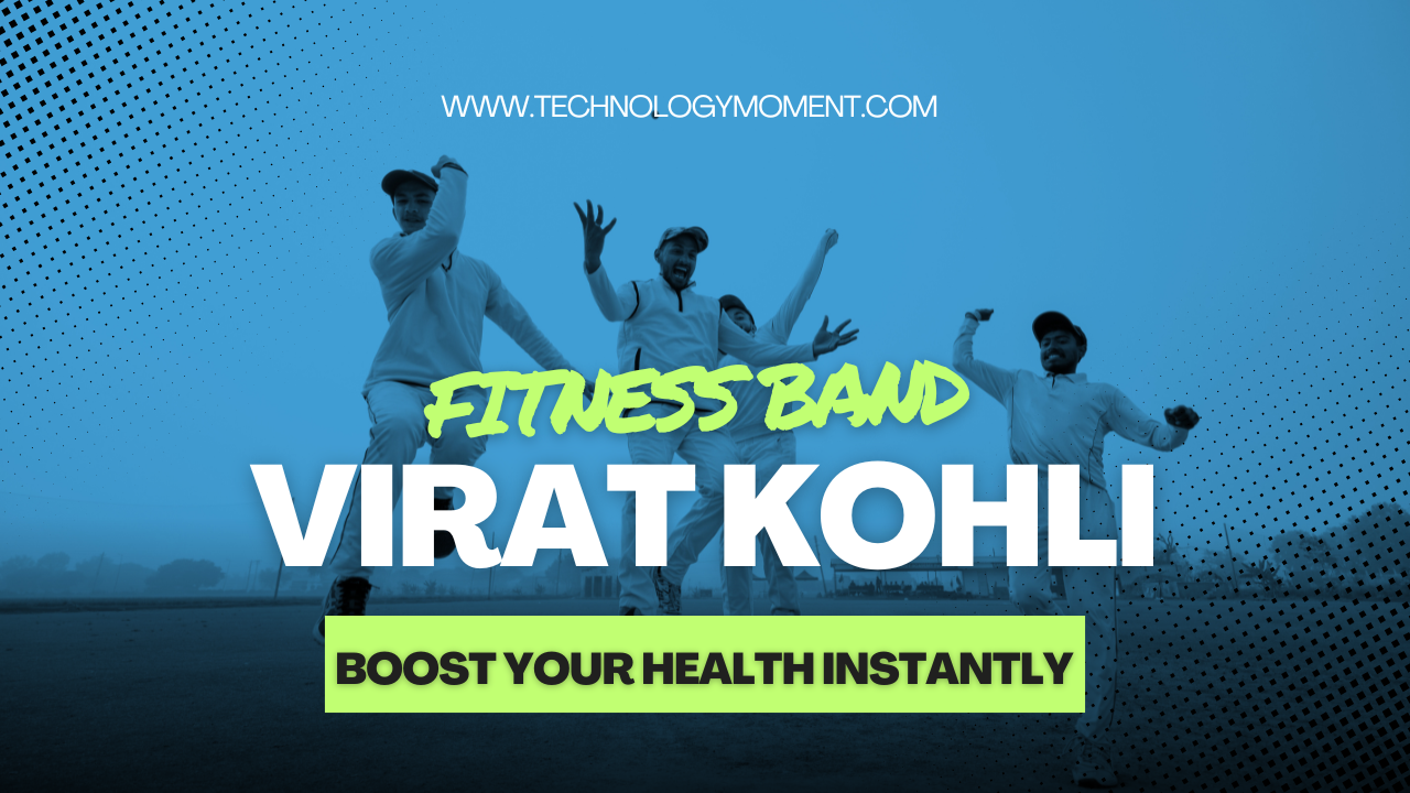 Fitness Band Virat Kohli while training, tracking health metrics to boost fitness and performance instantly