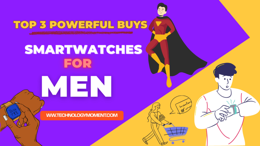 Stylish smartwatches for men displaying fitness, notifications, and sleek design