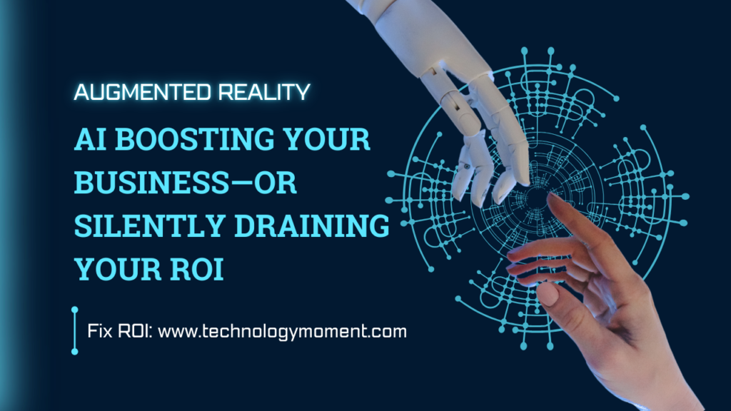 AR and AI Integration interfaces combined with artificial intelligence analytics, highlighting common AR and AI integration mistakes that reduce business ROI and digital transformation success.