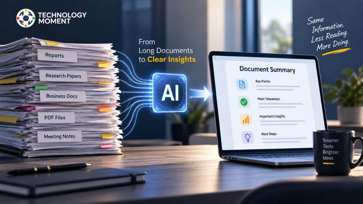 AI Document Summarization transforms long documents into clear, concise summaries using artificial intelligence.