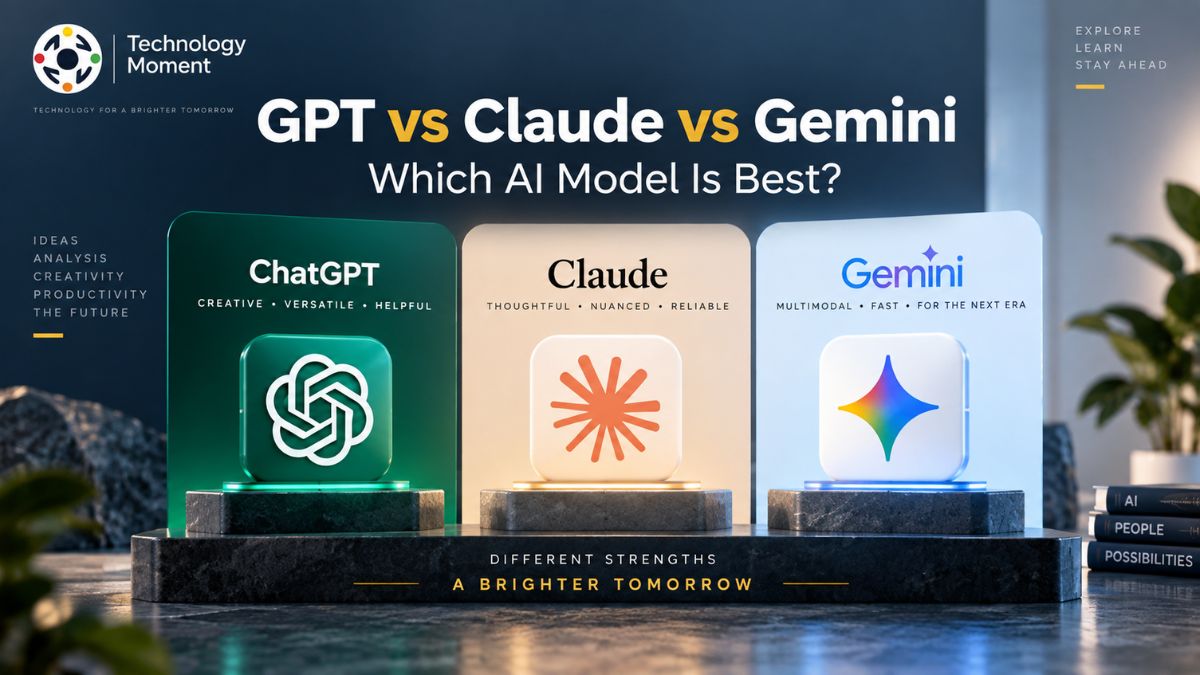 GPT vs Claude vs Gemini: Which AI Model Is Best? — comparison of ChatGPT, Claude, and Gemini AI models.