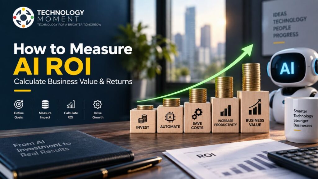 How to Measure AI ROI: Calculate Business Value with AI investment, cost savings, productivity growth, and business returns.