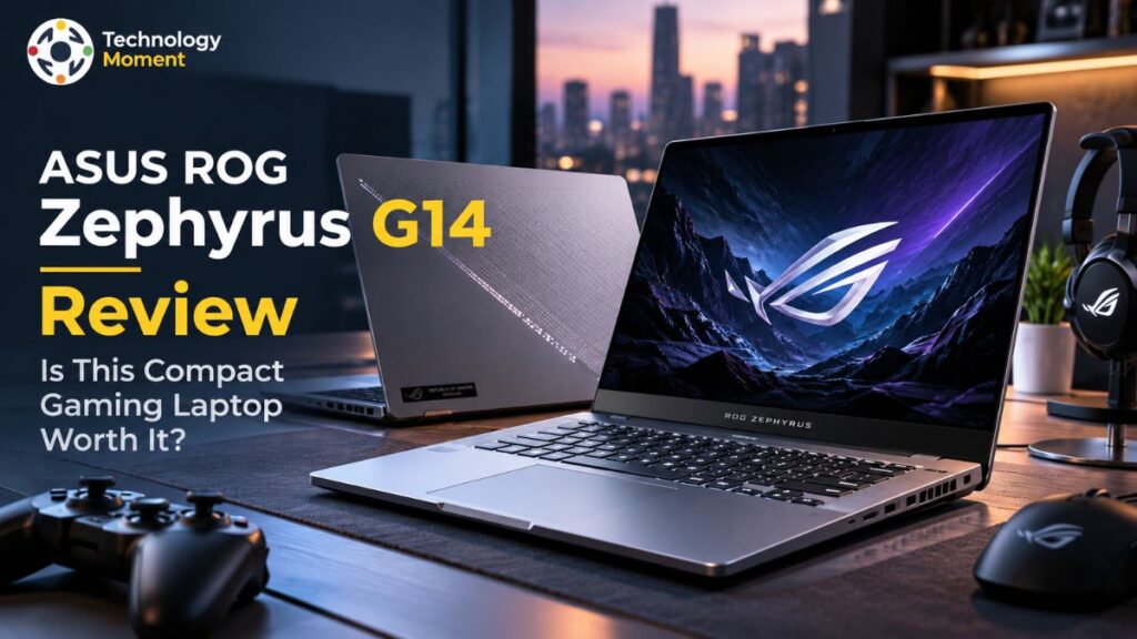 ASUS ROG Zephyrus G14 gaming laptop featured in the ASUS ROG Zephyrus G14 Review.