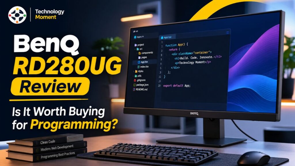BenQ RD280UG programming monitor featured in the BenQ RD280UG Review for developers and programmers.