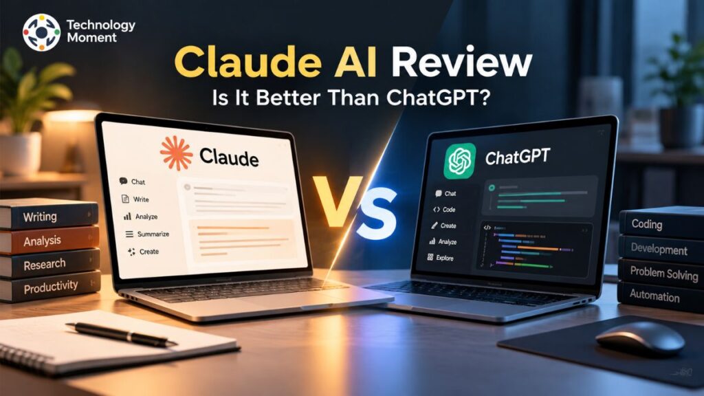 Claude AI Review comparing Claude AI and ChatGPT for AI writing and productivity.