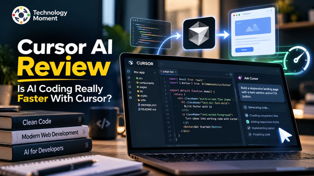 Cursor AI Review: AI-powered coding editor helping developers write, edit, and debug code.