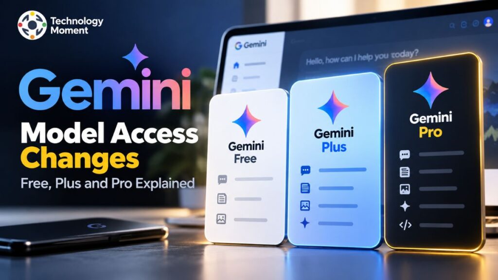 Gemini Model Access Changes across Free, Plus, and Pro plans