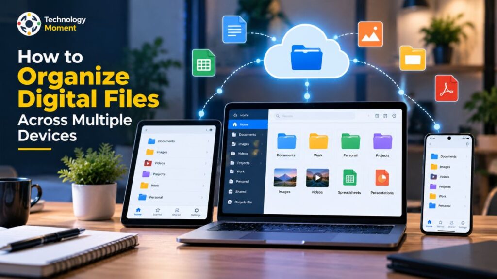 How to Organize Digital Files across multiple devices using a structured file management system.