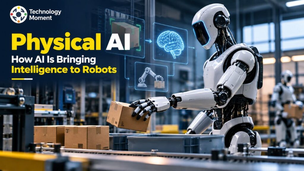 Physical AI robot using artificial intelligence to perceive, learn, and interact with the physical world.
