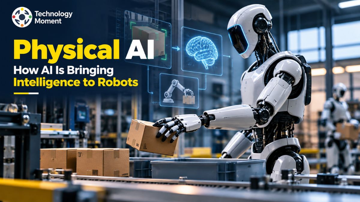 Physical AI robot using artificial intelligence to perceive, learn, and interact with the physical world.