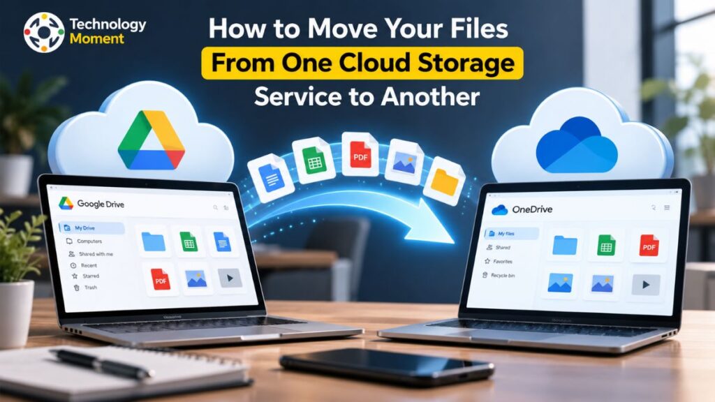 Transfer Files Between Cloud Storage Services using a secure file transfer process between cloud platforms.