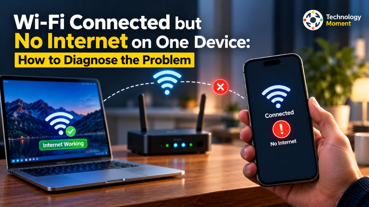 WiFi Connected but No Internet on One Device – troubleshooting network connection issues